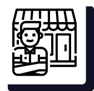 business owner infront of storefront