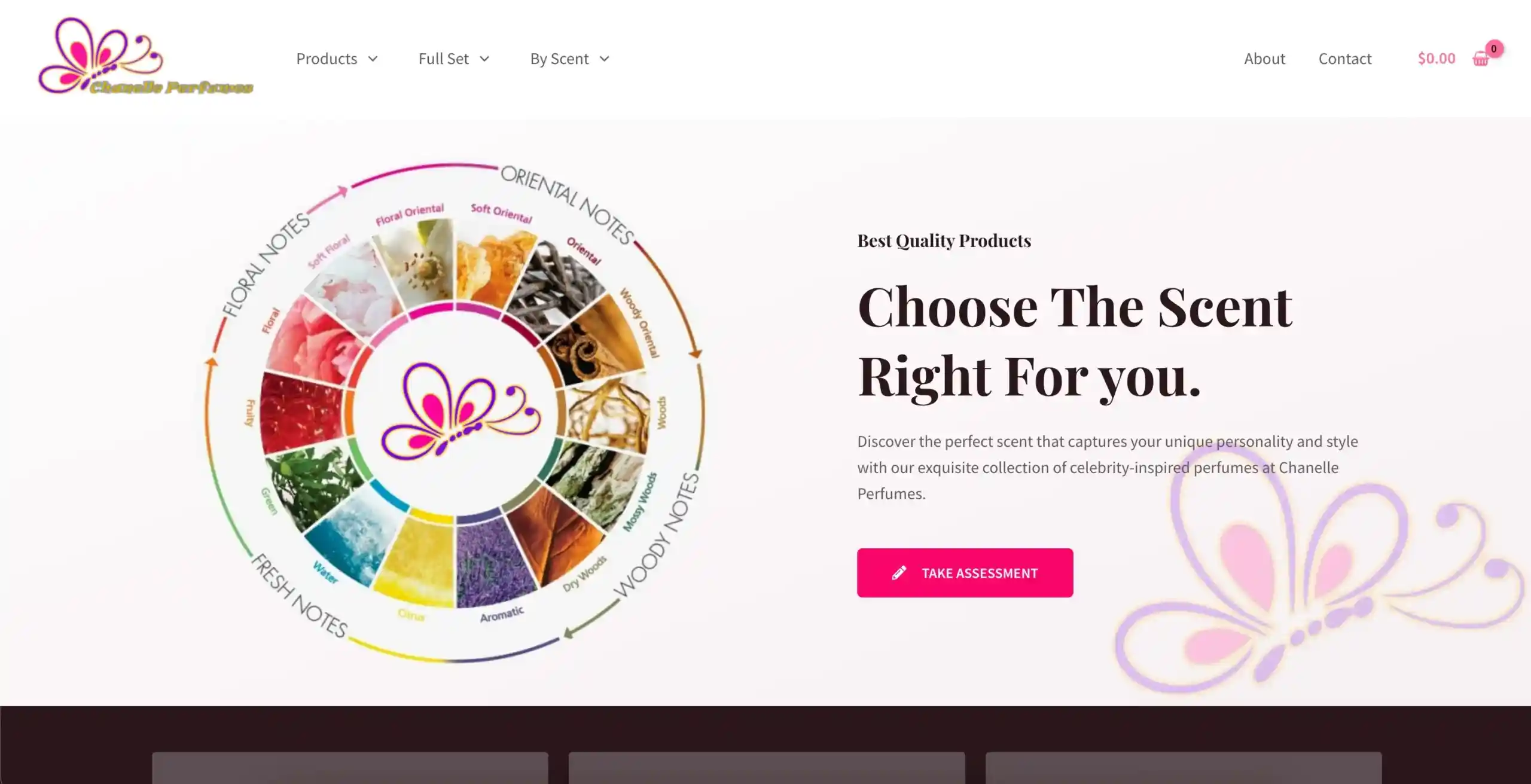 chanelle perfumes home page