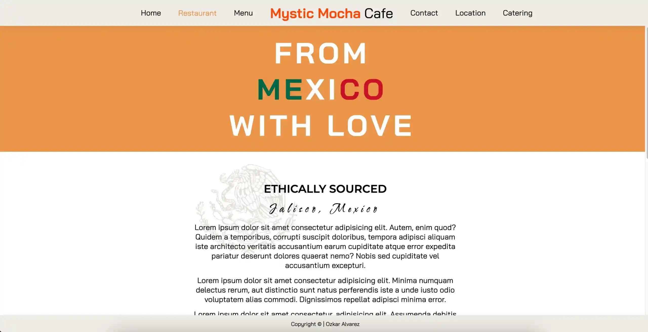 mystic mocha home page