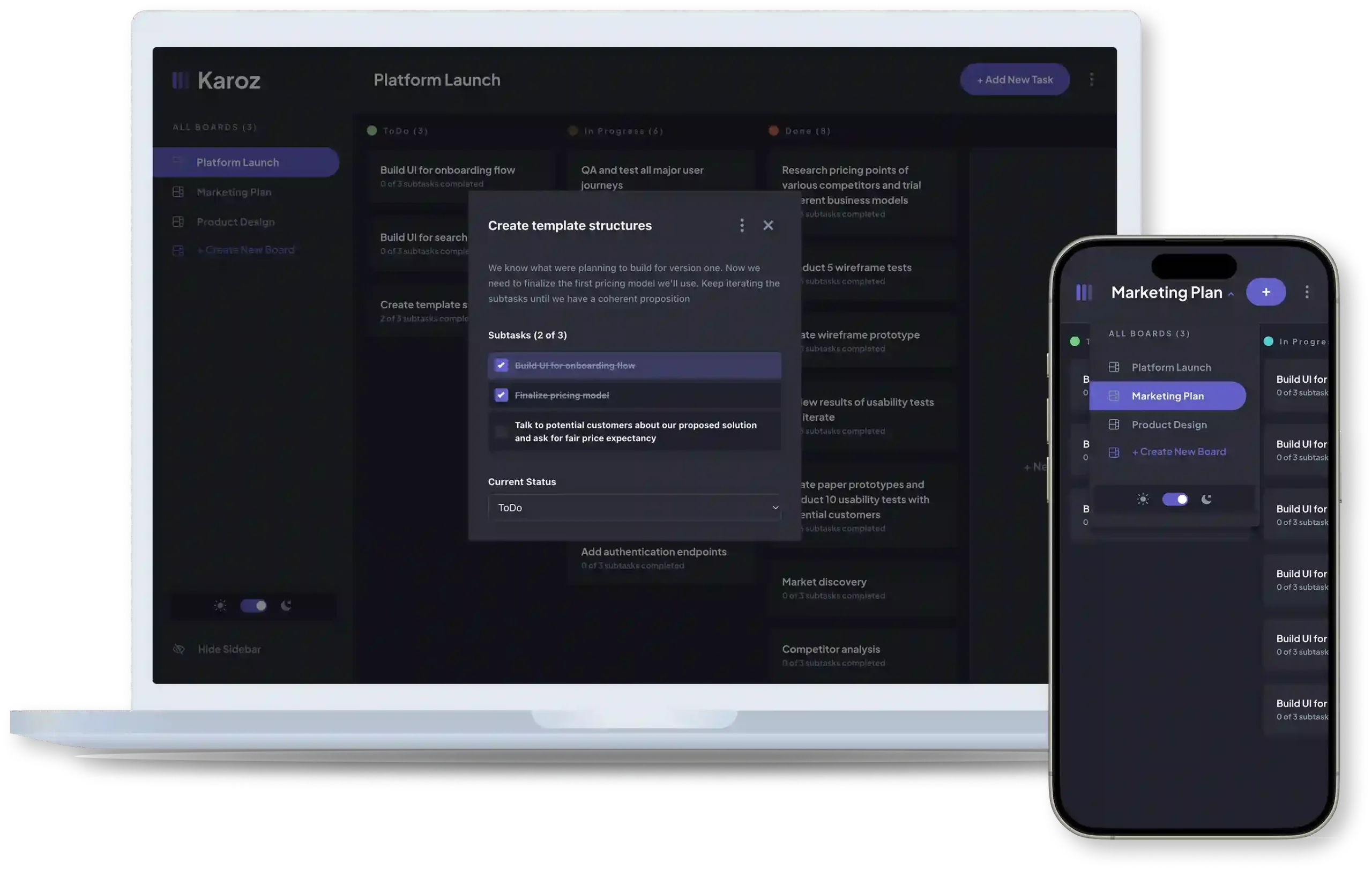 Karoz Project Management App2